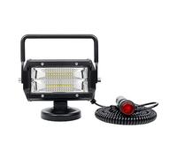AUXTINGS 13 cm 72W quadrato portatile LED luce di lavoro Offroad Spot Light Accendisigari interruttore con base magnetica supporto per SUV rimorchio trattore camion ingegneria manutenzione campeggio