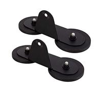 AUXTINGS 2 staffe di montaggio per barra luminosa a LED con base magnetica, potente supporto per ventosa per montaggio a barra luminosa a LED con montaggio laterale e curvo sul tetto del cofano