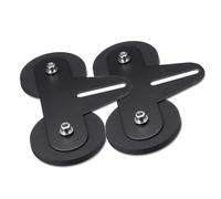 AUXTINGS 2 staffe di montaggio per barra luminosa a LED con base magnetica, potente supporto per ventosa per montaggio a barra luminosa a LED con montaggio laterale e curvo sul tetto del cofano