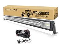 AUXTINGS Barre LED Fuoristrada, 127cm 648W LED Driving Barra luminosa a LED a linea tripla con kit di cablaggio per fuoristrada ATV AWD SUV 4WD 4x4 Pickup,12V 24V
