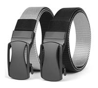 AUYAO Cintura Uomo in Pelle Reversibile - Cinta Casual per Jeans, Abiti, Vestito Elegante e Lavoro - per Occasioni Aziendali e Formali (110cm)