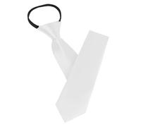 AUYAO Cravatta Uomo, Pre-legato con Cerniera 8cm, Cravatta da Uomo Nera, con Cerniera Regolabile, Pre-Legata, Tinta Unita, Uniforme, Uomo Cravatta Pre-legato con Cerniera per Business Casual