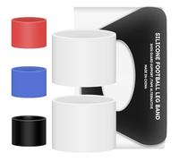 AUYAO Supporto per Parastinchi in Silicone, Shin Guard Stay Grip Tape Parastinchi, Supporto Antiscivolo per Stinchi da Calcio, Calcio Caviglia Strap per Calciare Corsa e Ciclismo