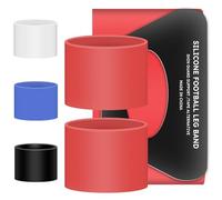 AUYAO Supporto per Parastinchi in Silicone, Shin Guard Stay Grip Tape Parastinchi, Supporto Antiscivolo per Stinchi da Calcio, Calcio Caviglia Strap per Calciare Corsa e Ciclismo
