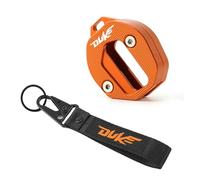 AUytcin guscio chiave moto Per DUKE 125 200 250 390 DUKE390 RC390 Accessori Moto Ricamo Portachiavi Portachiavi Chiave Copertura Borsette Cap(1 set orange cover)