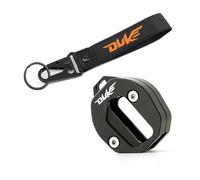 AUytcin guscio chiave moto Per DUKE 125 200 250 390 Duke390 RC390 Flash Offerte Accessori Moto Ricamo Portachiavi Portachiavi Chiave Copertura Borsette Cap(Black cover)
