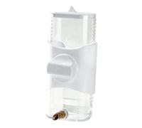 AUYXSSZ Abbeveratoio per uccelli, distributore di acqua, strumenti per l'alimentazione, strategie di idratazione ottimizzate per ogni proprietario di piccoli, Bianco, 8x10x16cm