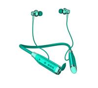 AUYXSSZ Auricolare appeso al collo Display di alimentazione compatibile con Bluetooth Controllo del pulsante di ricarica rapida Sostituzione della scheda di, Verde, Tipo 2