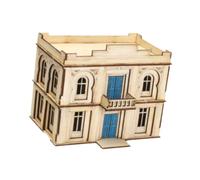 AUYXSSZ Costruisci il tuo puzzle in legno 3D, ispira gli adolescenti con divertenti progetti architettonici, decorazioni per la casa, set da gioco con action, 2 piani