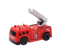 AUYXSSZ Giocattoli induttivi per bambini che migliorano l'educazione precoce coinvolgendo con divertimento e meccanismo di rilevamento interattivo della linea, camion dei pompieri, 19x4.5x13 cm