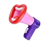 AUYXSSZ Il giocattolo portatile per bambini con microfono cambia voce sblocca possibilità divertenti con molteplici funzioni e un'interfaccia semplice per le, rosso, 16x11x13cm