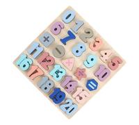 AUYXSSZ Kit di puzzle digitale in legno che migliora le competenze matematiche e la coordinazione motoria nei bambini. Il puzzle digitale in legno per