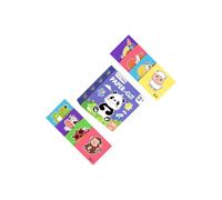 AUYXSSZ Manuale per bambini Kit origami tridimensionale Precisione e creatività con kit artigianali Coordinazione mano-cervello Ritagli di carta per l'asilo , tema animale , 14x14 cm