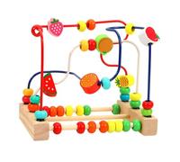 AUYXSSZ Perline giocattolo educativo prescolare, giocattoli creativi e colorati con labirinto di perline, per l'apprendimento dei bambini, che garantiscono