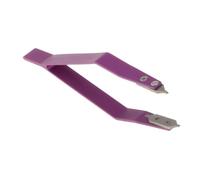 AUYXSSZ Pinzetta per anse a molla per orologi, strumento essenziale per la riparazione di cinturini, caratterizzato da precisione e flessibilità per, Viola, 12x4x1cm