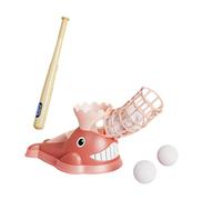 AUYXSSZ Set da T-Ball per Bambini dai 5 agli 8 Set da T-Ball,Balena Rosa | dai 2 ai 4 Aiuta i e le bambine ad apprendere le abilità del baseball senza sforzo da Tee Ball per da 1 a 3 T 2-4