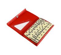 AUYXSSZ Set di 28 tessere Double Six, divertenti giochi da interno ed esterno per feste di compleanno, per bambini e adulti, ore di divertimento con classici giochi per famiglie,