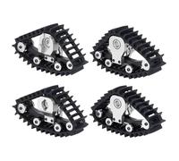 AUYXSSZ Set di pneumatici da neve Elevate Crawling,Argento,XZ-001S | Conversion 4 pezzi Parti RC Crawler Maggiore durata Installazione facile con ragionevole Funziona e riduce la perdita di