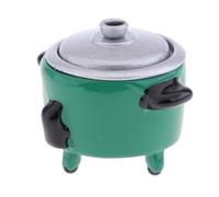 AUYXSSZ Sofisticati accessori da cucina per cucina elettrica per casa delle bambole. Il vivace verde scuro immagina scenari divertenti nelle case in miniatura. Accessori da per