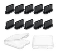 AUZOSL 10 Tappi Antipolvere USB C, Cover in Silicone Tipo C, Compatibile con iPhone 16 Pro Max 15 Samsung Galaxy XPLORA OnePlus Xiaomi Redmi Poco Motorola