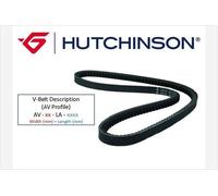 AV 13 La 655 HUTCHINSON Cinghia trapezoidale per HYUNDAI,MITSUBISHI