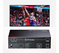 AV Access 1080P HDMI Extender Over IP Decoder, molti a molti o diretto Cat5e/6, 395ft (120m), Plug & Play senza configurazione, controllo visivo, video wall, RS-232, controllo smartphone/PC, HDCP