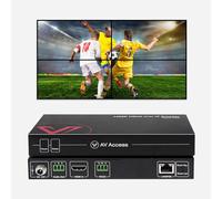 AV Access Codificatore HDMI Extender su IP, FHD 1080P@60Hz, Portata fino a 120m/395 piedi, Uno a Uno o Molti a Molti, Controllo Visivo dell'app + RS232, Videowall Matrix, Bassa Latenza, Collega e Usa