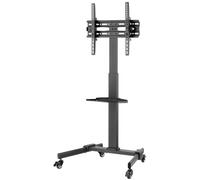 AV:Link | Carrello compatto regolabile in altezza con ripiano | 81,3 cm a 139,7 cm