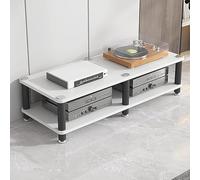 AV Media Stand, Heavy Duty Audio Component Rack con piedini ammortizzanti