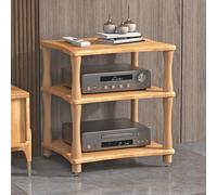 AV Media Stand - Scaffale audiovisivo per giochi e stereo - Elegante scaffale multifunzionale per giradischi e apparecchiature audio