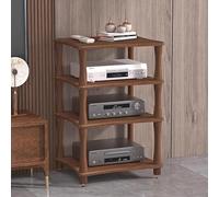 AV - Scaffali in legno massello Ma Stand4Tier per casa, ufficio e teatro, versatile Ma Player & Ste Rack