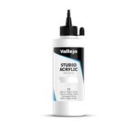 AV : Studio Acrylic : 200ml Bottle : Titanium White by Acrylicos Vallejo