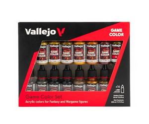 AV Vallejo Game Color Set - Pelle e Metallo (x16)