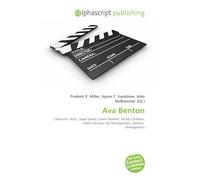 Ava Benton: Character (Arts), Soap Opera, Leven Rambin, All My Children, Aidan Devane, Lily Montgomery, Jackson Montgomery