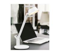 AVA LAMPADA DA TAVOLO ORIENTABILE BIANCA O NERA LED 5W TOUCH DIMMER E PRESA USB