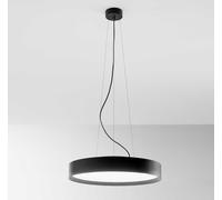 Ava lampada sospensione led nero 60W+10W 3000K-4000K