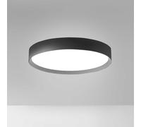AVA P/M - PLAFONIERA IN ALLUMINIO NERO A LED 3000-4000K 4500-4600LM 60W DIMMERABILE D.60CM