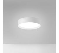 AVA P/P -PLAFONIERA IN ALLUMINIO BIANCO A LED 3000-4000K 2000-2100LM 30W DIMMERABILE D.40CM