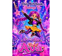 Ava Personalized Gift: K-Pop Star Notebook: Hardcover Journal | Cute Idol Music & Dance Design, Lined, 110 Pages, 6x9
