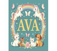 Ava Personalized Notebook: Contains select sheets w/inspirational quotes and is perfect for journaling, note taking, or just having fun and getting ... sized (8.5x11) perfect for notes or big jobs.