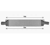AVA QUALITY COOLING AI4432 Intercooler per AUDI