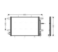 AVA COOLING SYSTEMS AI5239 Condensatore climatizzatore