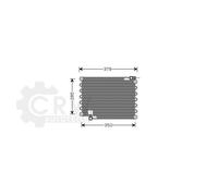 AVA QUALITY COOLING Condensatore Climatizzatore Klimakühler ( FE5001 )