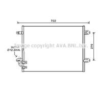 AVA QUALITY COOLING Condensatore Climatizzatore per VW Passat Tutti Traccia 365