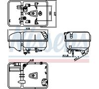 AVA QUALITY COOLING DFT106 Serbatoio compensazione, Refrigerante per DAF