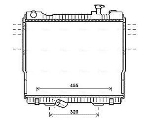 AVA QUALITY COOLING DN2418 Radiatore, Raffreddamento motore per NISSAN,RENAULT T