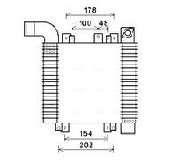 AVA QUALITY COOLING HY4359 Intercooler per HYUNDAI