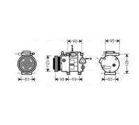 AVA QUALITY COOLING HYAK239 Compressore, Climatizzatore per HYUNDAI,KIA