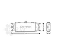 AVA QUALITY COOLING Intercooler Ad Aria Alluminio Per Iveco Daily III