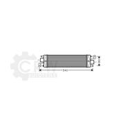 AVA Quality Cooling Intercooler FTA4337 per Fiat Strada 1.3 D Multijet 06-09